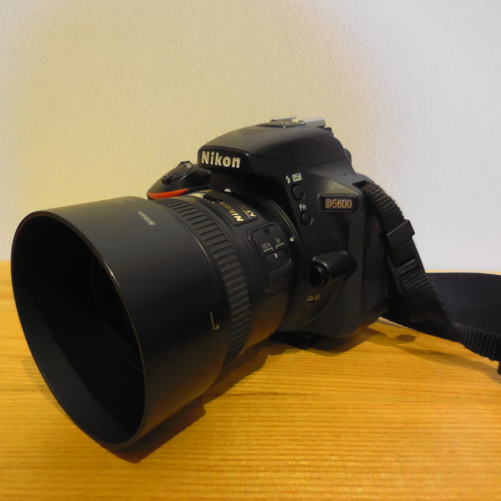 Nikon D5600とAF-S　50mm1.8Gレンズ